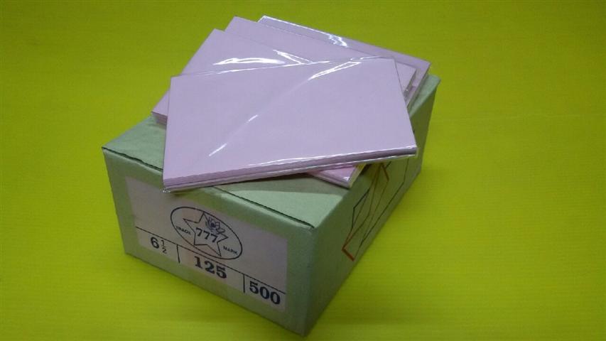 ซอง จ.ม.ชมพู สั้น