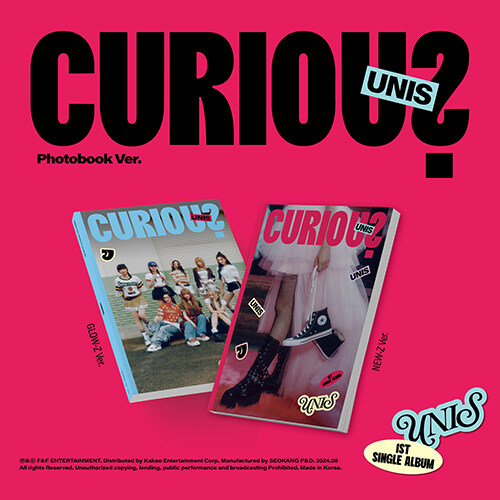 [PRE-ORDER] UNIS - 1st Single Album "CURIOUS" (Photobook ver.)