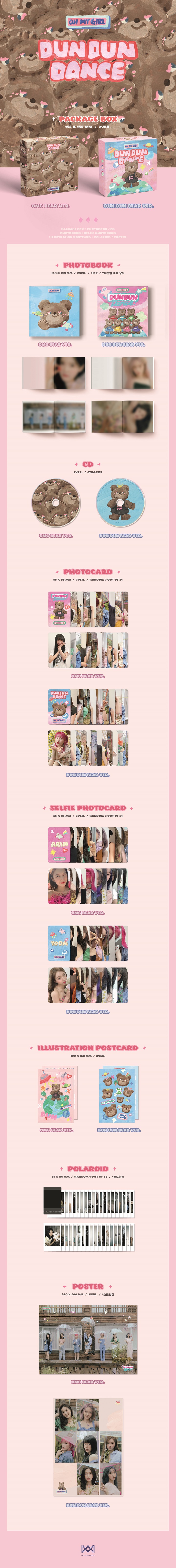 [PRE-ORDER] OH MY GIRL - 8th Mini Album "Dear OHMYGIRL"