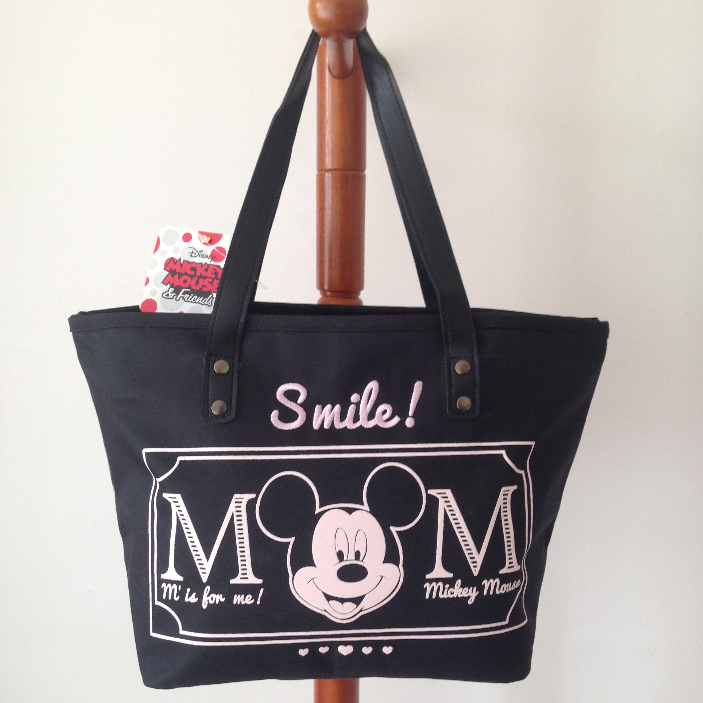 กระเป๋าถือ กระเป๋าสะพายมิกกี้ เมาส์ Mickey Mouse Handbag Shopper Tote Beach Bag Diaper Bag Purse