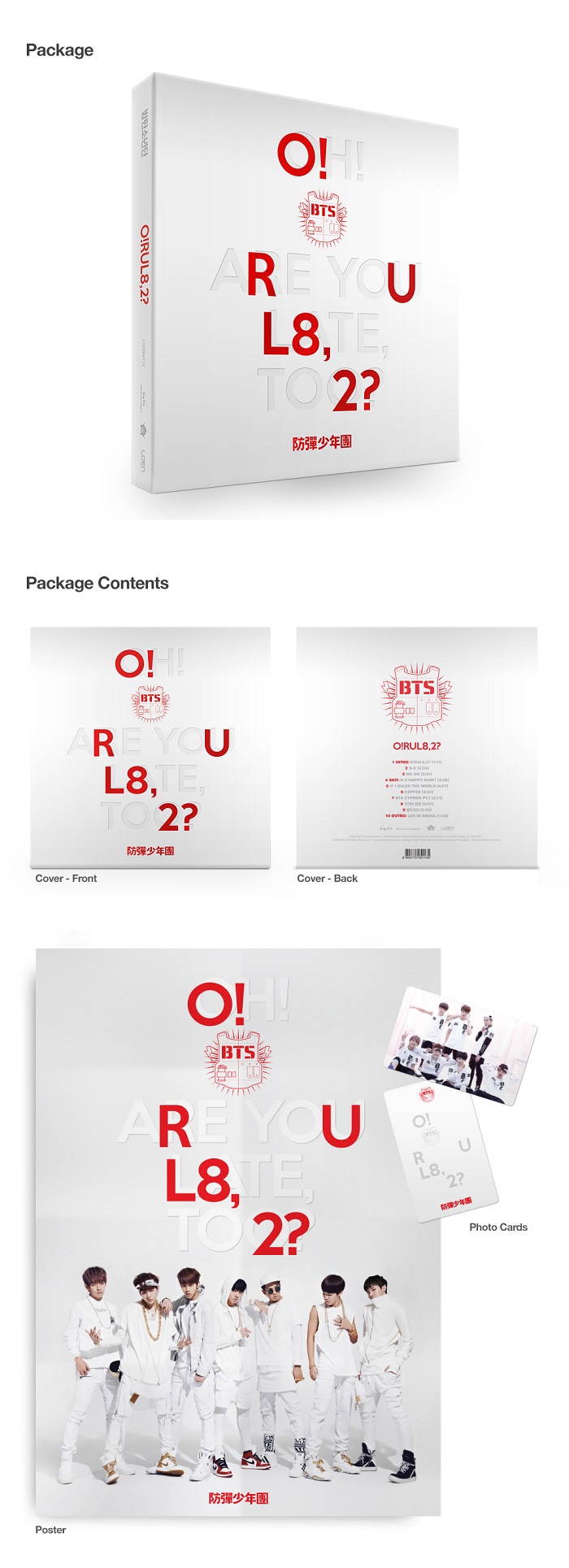 [PRE-ORDER] BTS - 1st Mini Album "O!RUL8,2?"