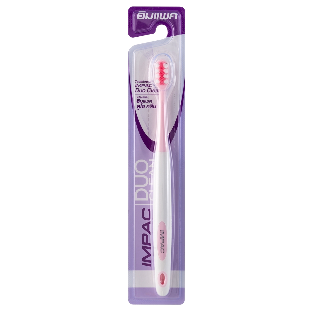แปรงสีฟันอิมแพค รุ่น Duo Clean (คละสี) SKU 722891