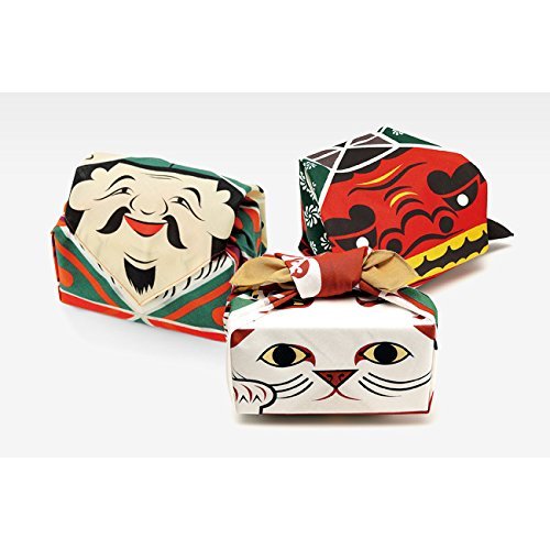 ผ้าห่อเบนโตะ Origami Furoshiki ลาย Fuku suke