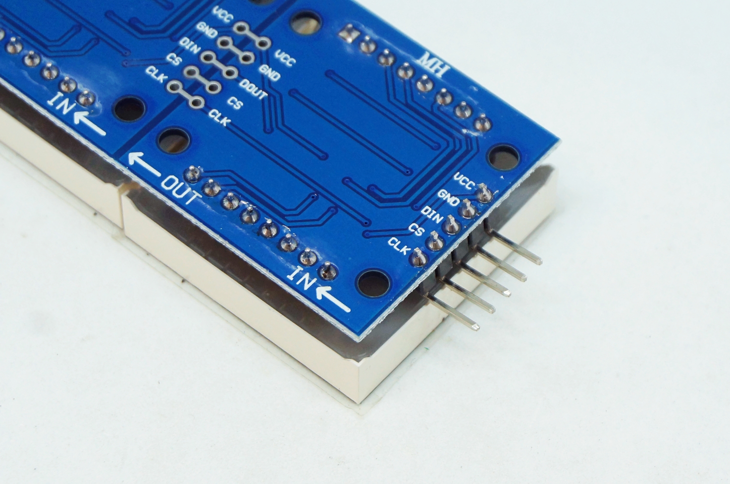 MAX7219 Dot Matrix Module สีเขียว (4 modules)
