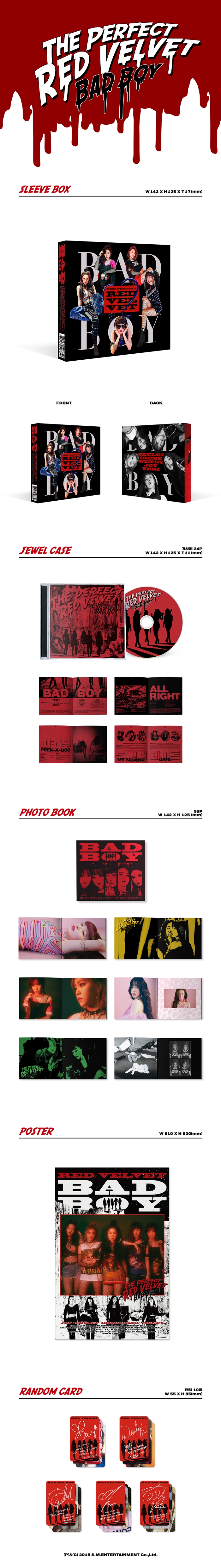 [PRE-ORDER] RED VELVET - 2nd Repackage Album "THE PERFECT RED VELVET"