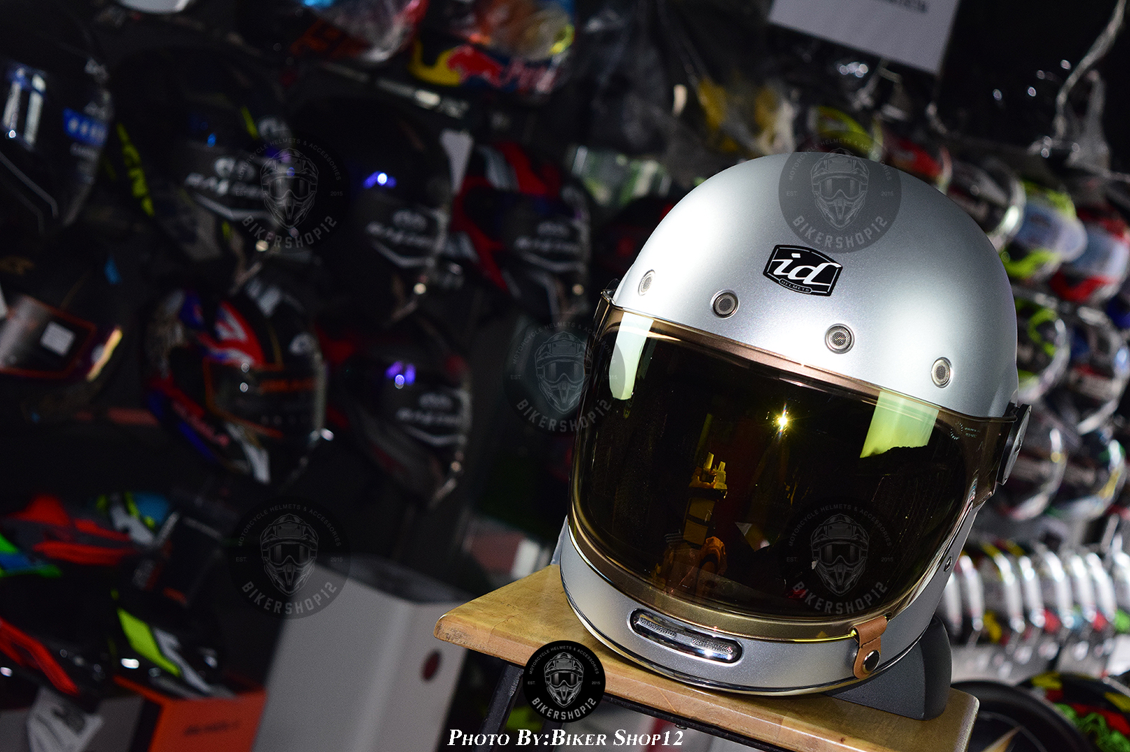 หมวกกันน็อค ID Rocket ALUMINUM GREY MATT