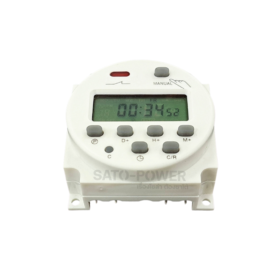 TIMER รุ่น CN101A AC กระเเสสลับ 220V ไทม์เมอร์ ตัวตั้งเวลา ตั้งได้สูงสูด17โปรเเกรม ตั้งเวลา ดิจิตอล ทามเมอร์