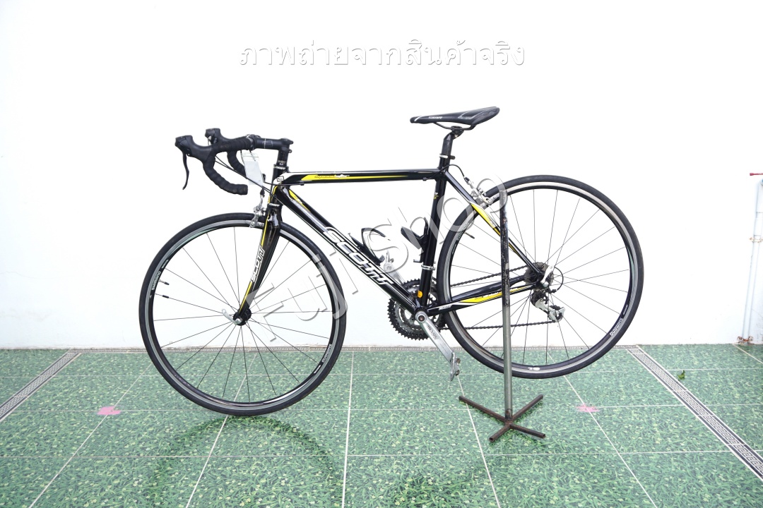 จักรยานเสือหมอบญี่ปุ่น - ล้อ 700c - มีเกียร์ - อลูมิเนียม - Scott Speedster - สีดำ [จักรยานมือสอง]