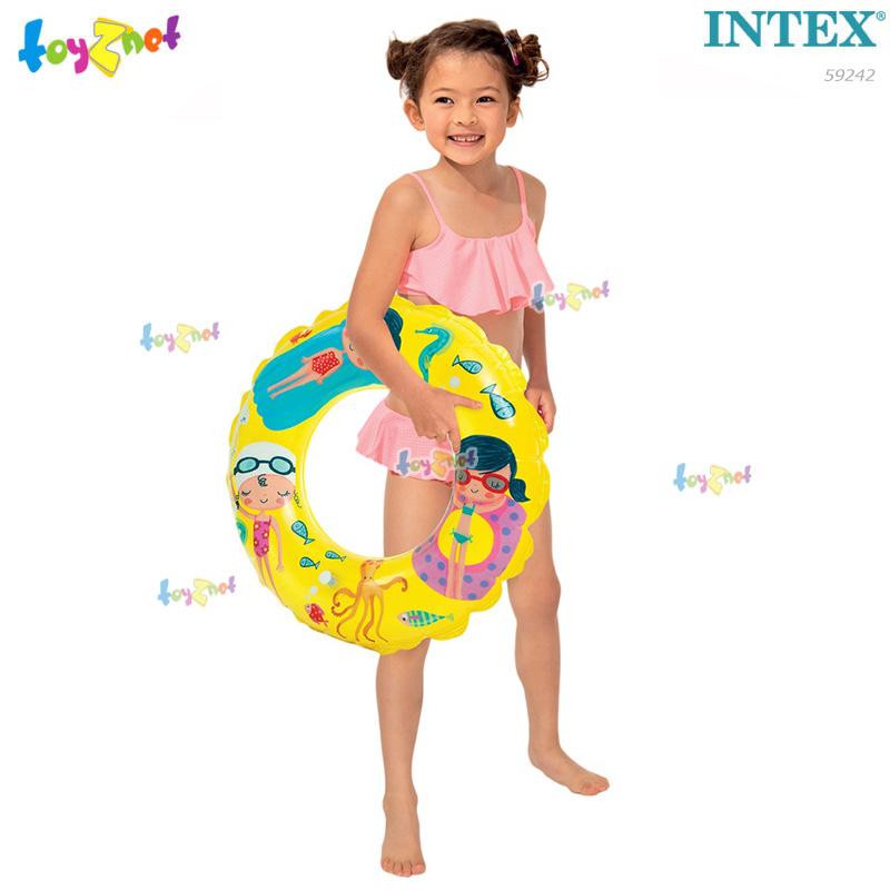 Intex Cute Little Girl Transparent Ring 24 in (61 cm.) no.59242