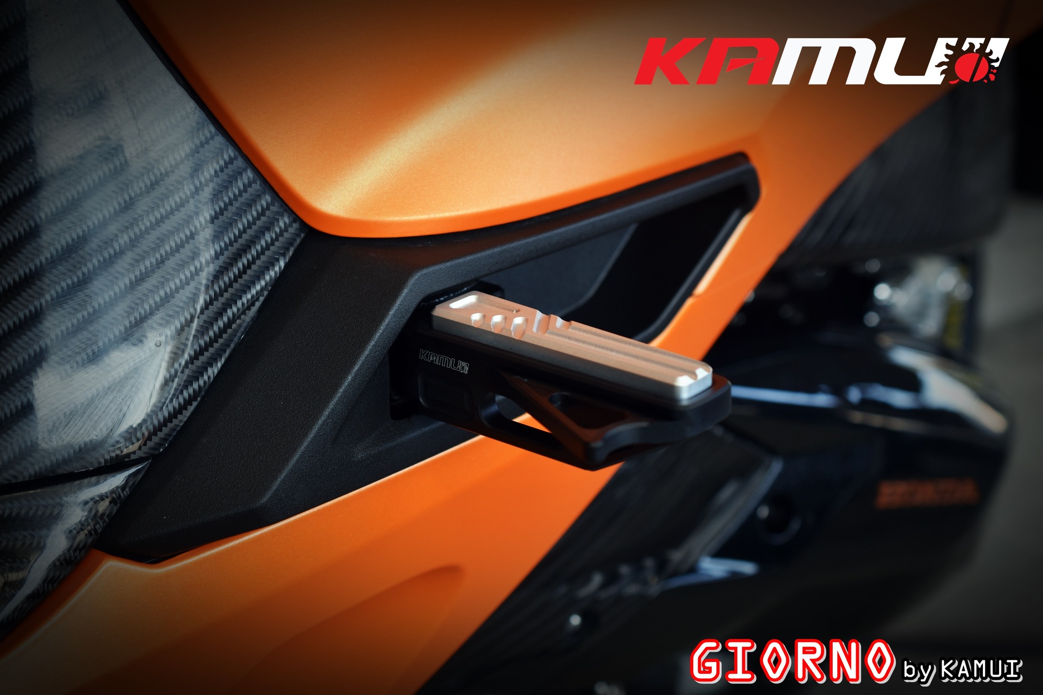 พักเท้าหลัง Kamui ตรงรุ่น GIORNO+ ราคา 2000฿