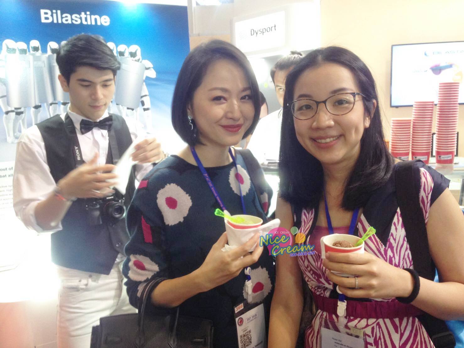 NICE CREAM ร่วมแจกไอศครีมใน การประชุมใหญ่สามัญประจำปี 2561 ครั้งที่ 43 งานสมาคมแพทย์ผิวหนังแห่ง @ Centara Grand & Bangkok Convention Centre at CentralWorld, 22nd Floor, Bangkok, Thailand วันที่ 21 - 23 มีนาคม 2561