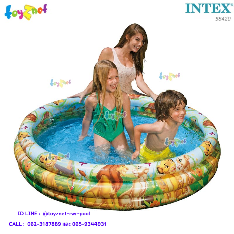 Intex Lion King 3-Ring Pool 58 in. (1.47 m.) No.58420/57422