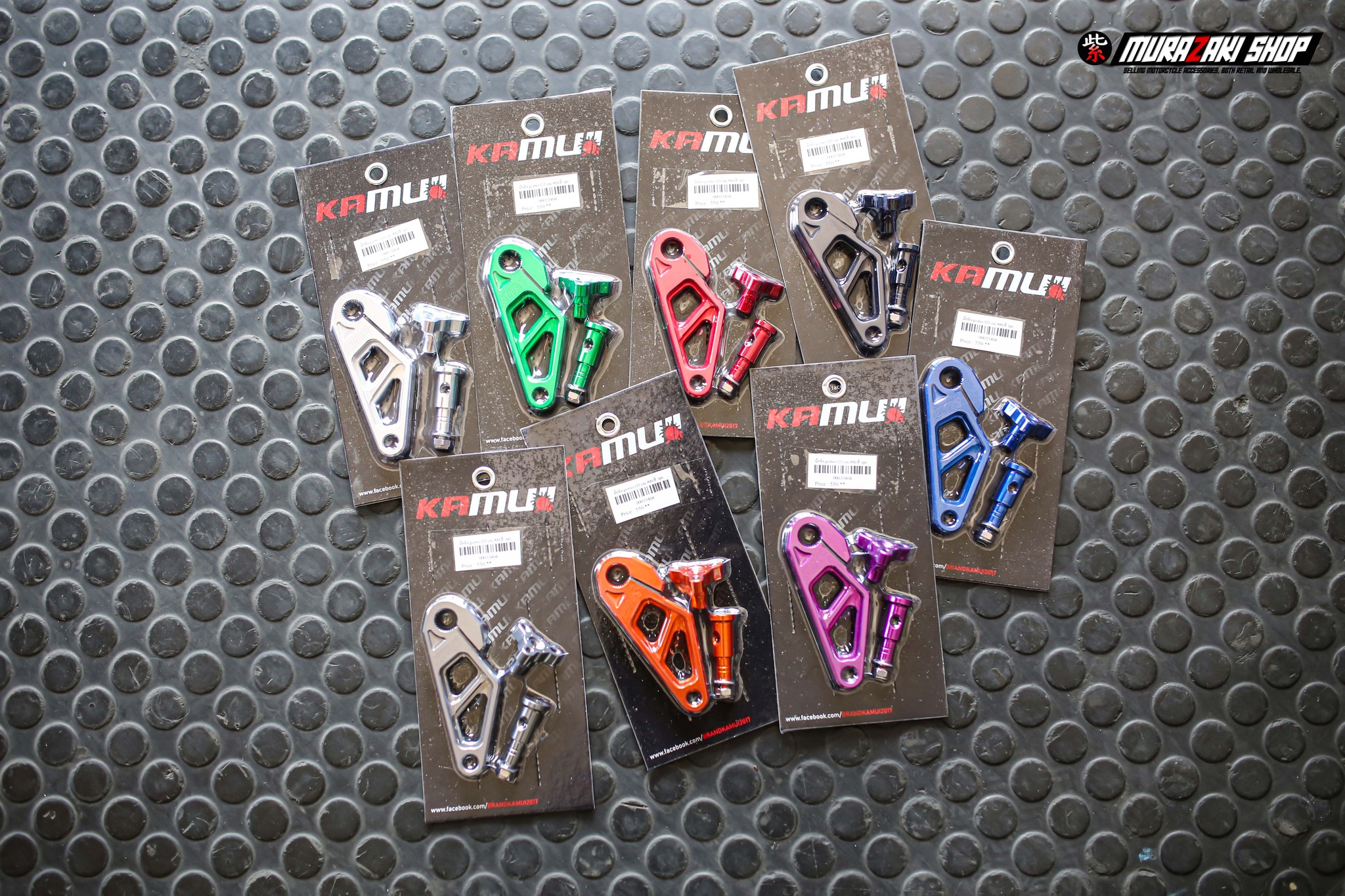 มือลิง Kamui ตรงรุ่น #Giorno งานสล็อตCNC มีให้เลือก 8 สี เงิน/เขียว/แดง/ดำ/เทา/ส้ม/ม่วง/น้ำเงิน 750฿