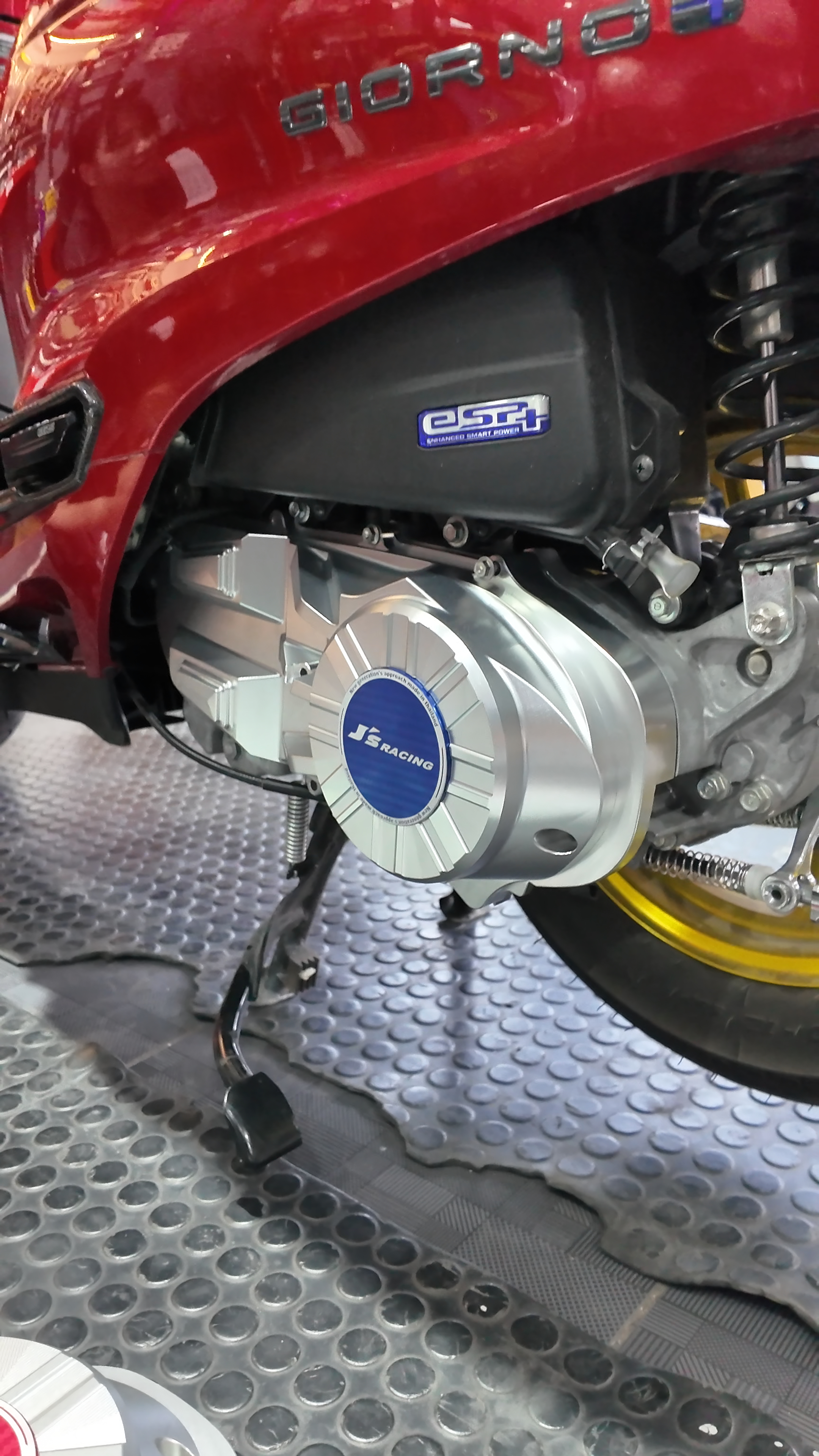 แคร้ง CNC /Js Racing รุ่น Giorno/Lead125