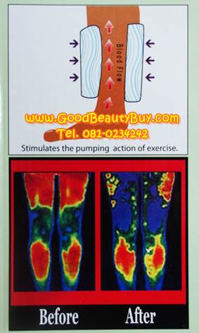 เครื่องนวดน่อง เครื่องนวดขา ขนาดพกพา ใช้ถ่าน EZ Leg Massager