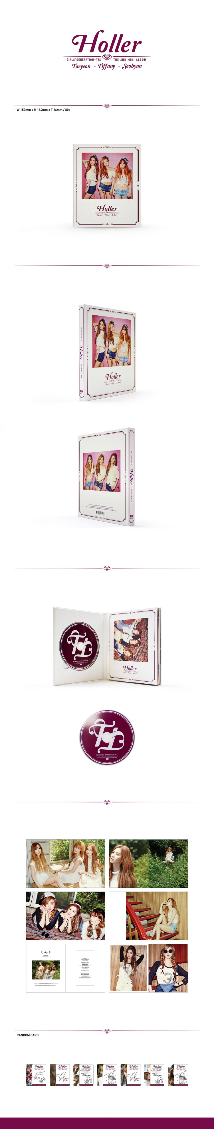 [PRE-ORDER] TaeTiSeo - 2nd Mini Album "Holler"