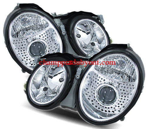 ไฟหน้าโปรเจคเตอร์ BENZ CLK W208 98-02 ขาว