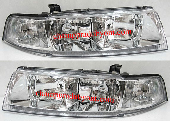 ไฟหน้า MITSUBISHI LANCER F-STYLE 00-02 ขาว