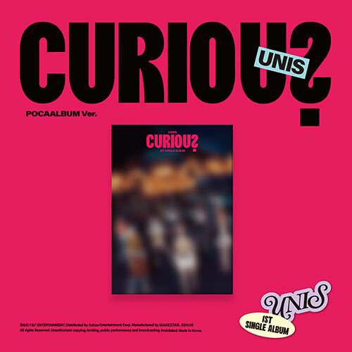 [PRE-ORDER] UNIS - 1st Single Album "CURIOUS" (POCAALBUM ver.)