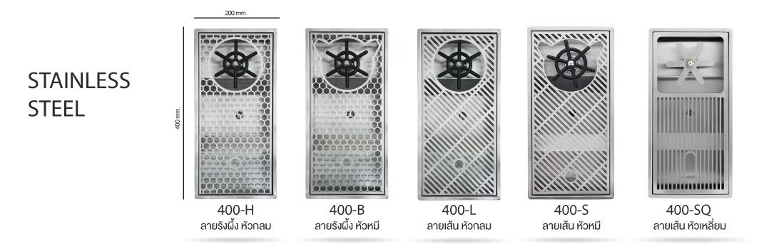 Rinser สเตนเลส ที่ฉีดล้างแก้ว 1 หัวฉีดหัวหมี ลายรังผึ้ง