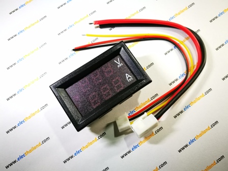 M222:Meter DC0~100V 10~100A วัดไฟดีซี