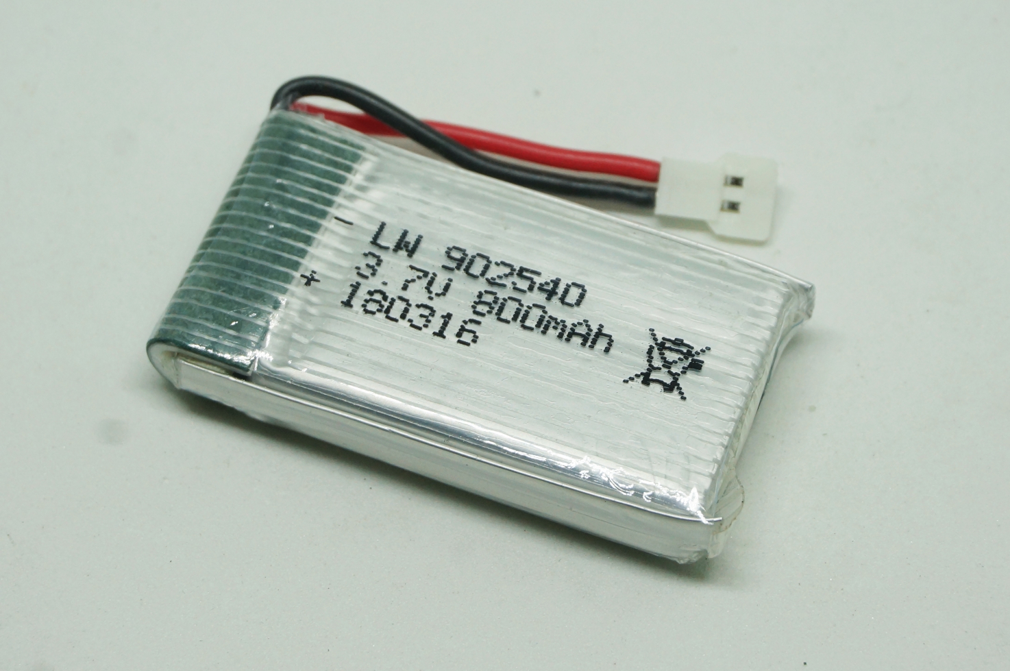3.7V 800mA Lipo battery