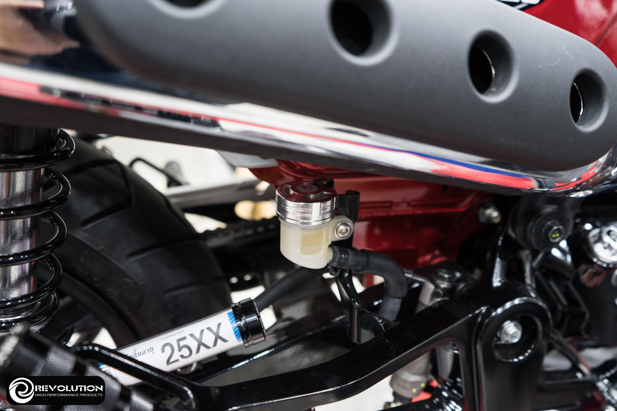 ฝาปิดกระปุกดิสเบรคหลัง REVOLUTION ST-125Dax/MONKEY-125 (4-5 เกียร์) ราคา 580 บาท/อัน