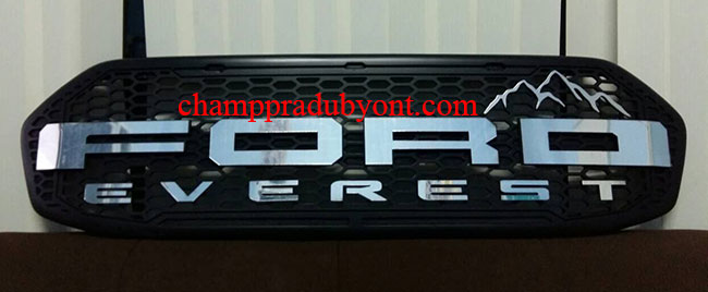 กระจังหน้า FORD EVEREST 15-16 โครเมี่ยม โลโก้ใหญ่