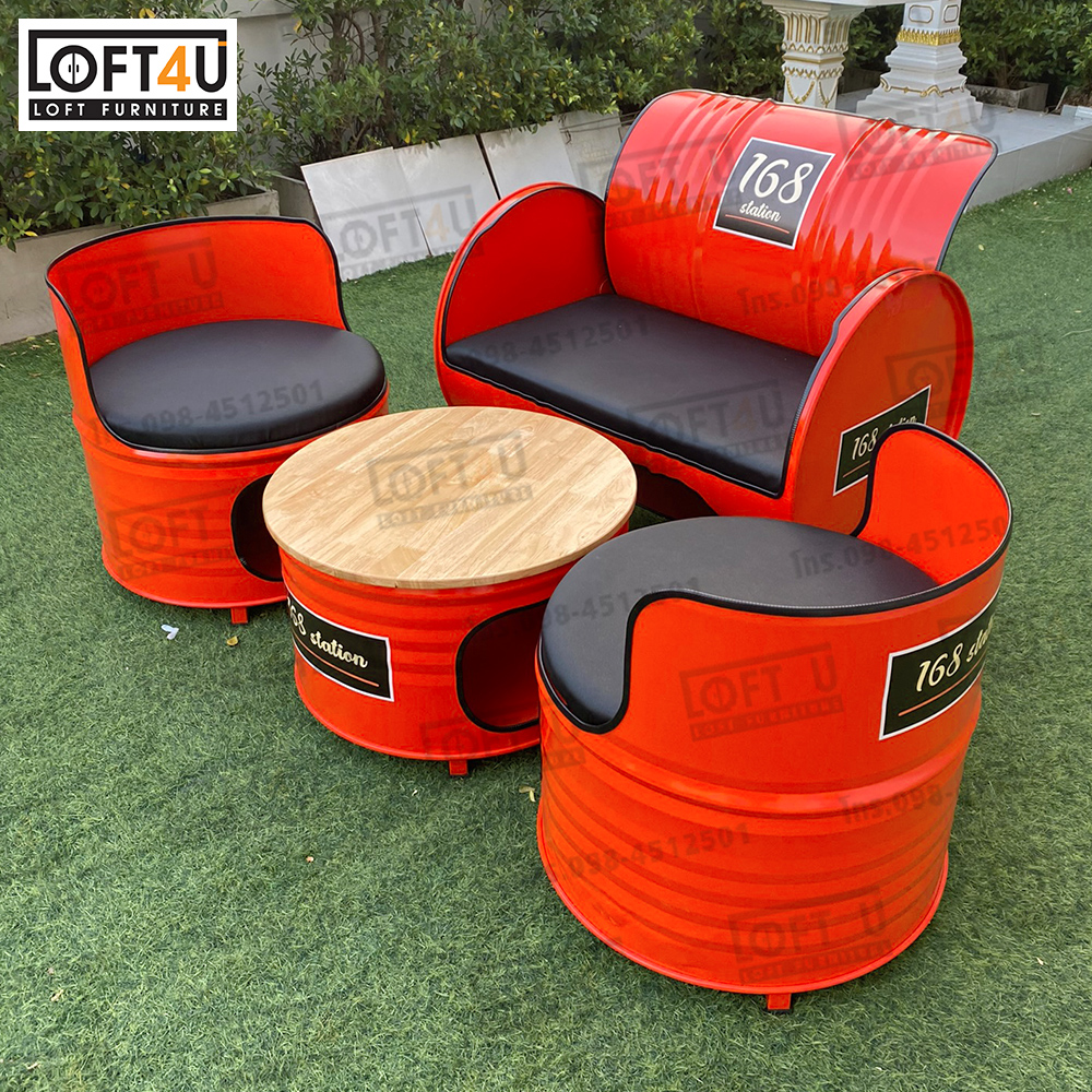 โซฟารับแขก Living Room Sofa : leather cushion / 3-4 seats