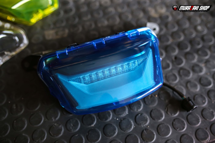 กรอบไฟท้ายGiorno สีใส-สโม๊ค-เหลือง-น้ำเงิน ราคา650