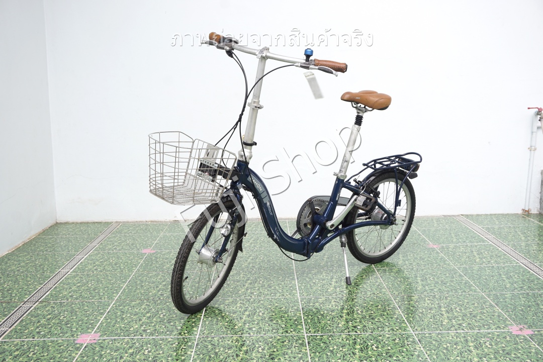 จักรยานพับได้ญี่ปุ่น - ล้อ 20 นิ้ว - มีเกียร์ - อลูมิเนียม - Dahon Ciao P8 - สีน้ำเงิน [จักรยานมือสอง]