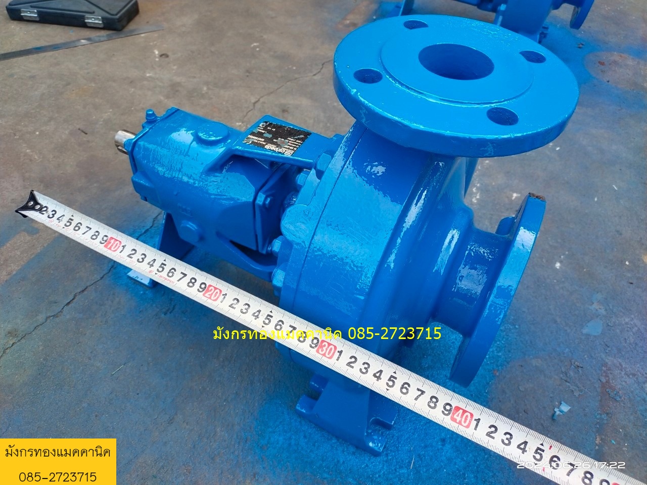 ปั๊มน้ำ Calpeda รุ่น N 50-200A made in Italy ท่อน้ำเข้า 2.5 นิ้ว ออก 2 นิ้ว ส่งสูง 55 เมตร ได้น้ำสูงสุด 1,000 ลิตรต่อนาที ใช้กับมอเตอร์ 15 แรง ใบพัดสวย พร้อมใช้งาน