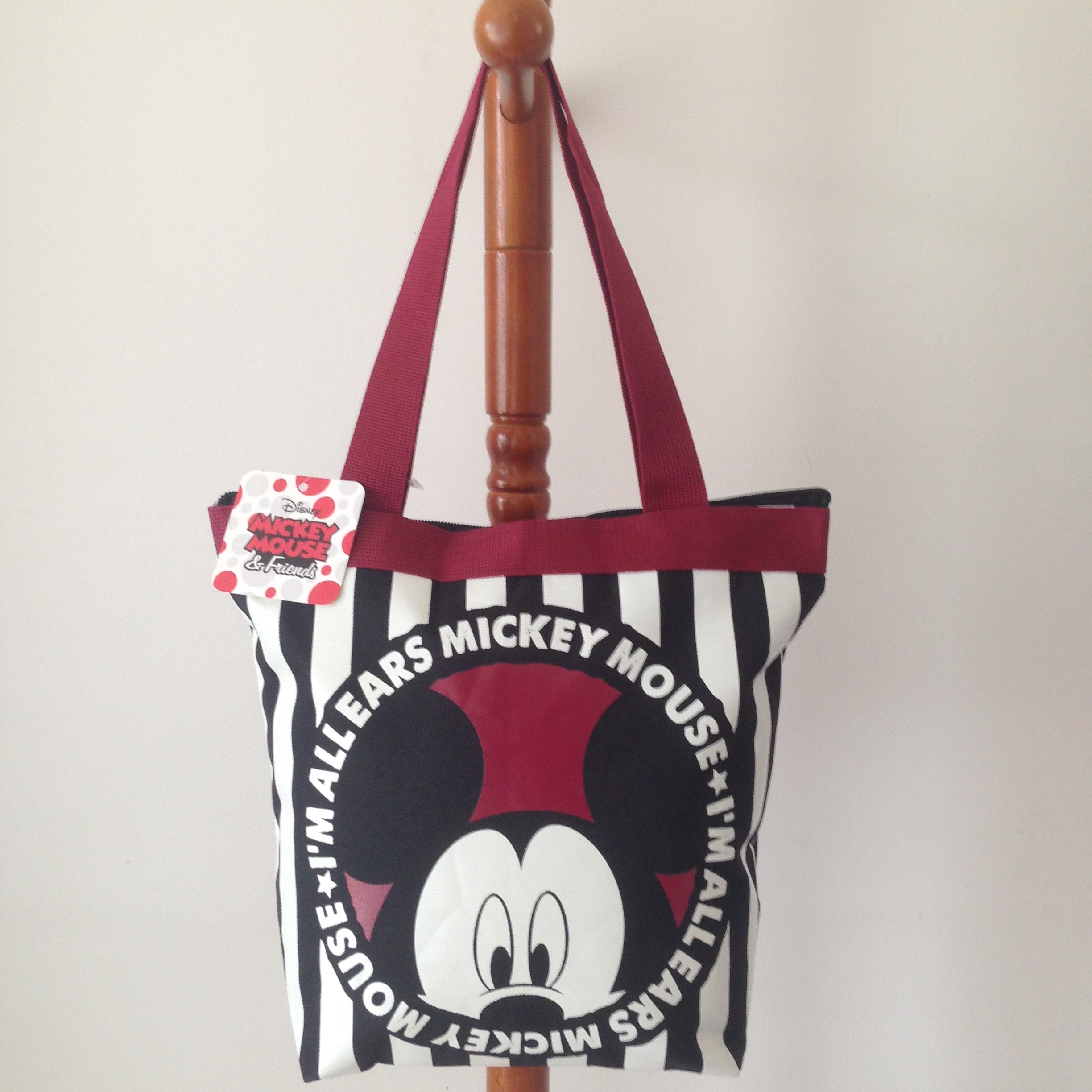 กระเป๋าถือ กระเป๋าสะพาย มิกกี้เมาส์ Mickey Mouse Shoulder Handbag Shopper Tote Beach Bag Diaper Bag Purse