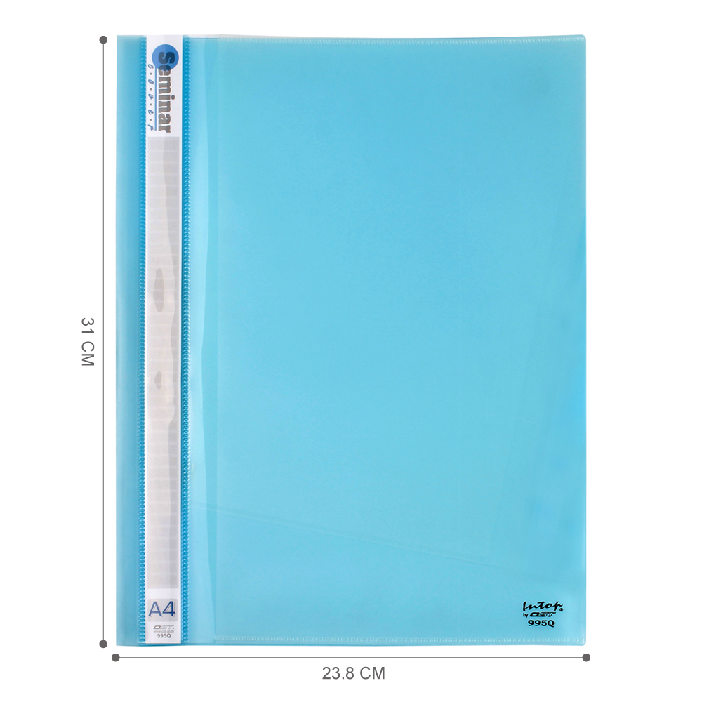 ขนาด แฟ้มสัมมนา A4 สีใส 995Q