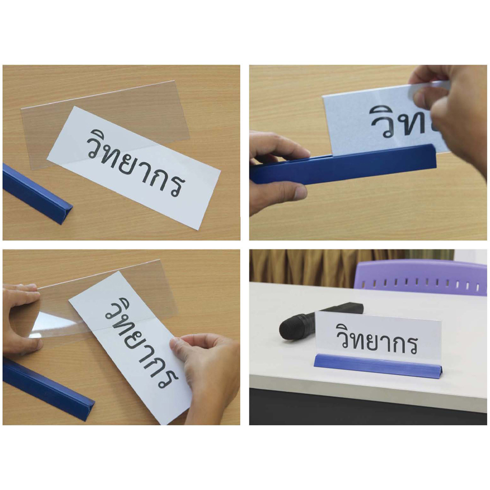 Double-sided Table Top PVC Sign Holders