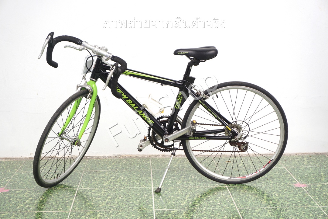จักรยานเสือหมอบญี่ปุ่น - ล้อ 600c - มีเกียร์ - อลูมิเนียม - New Balance TAJ24 - สีดำ [จักรยานมือสอง]