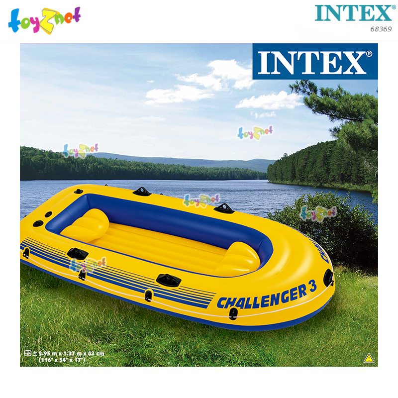 Intex Challenger 3 Boat (3 Persons) 2.95x1.37x0.43 m. no.68369