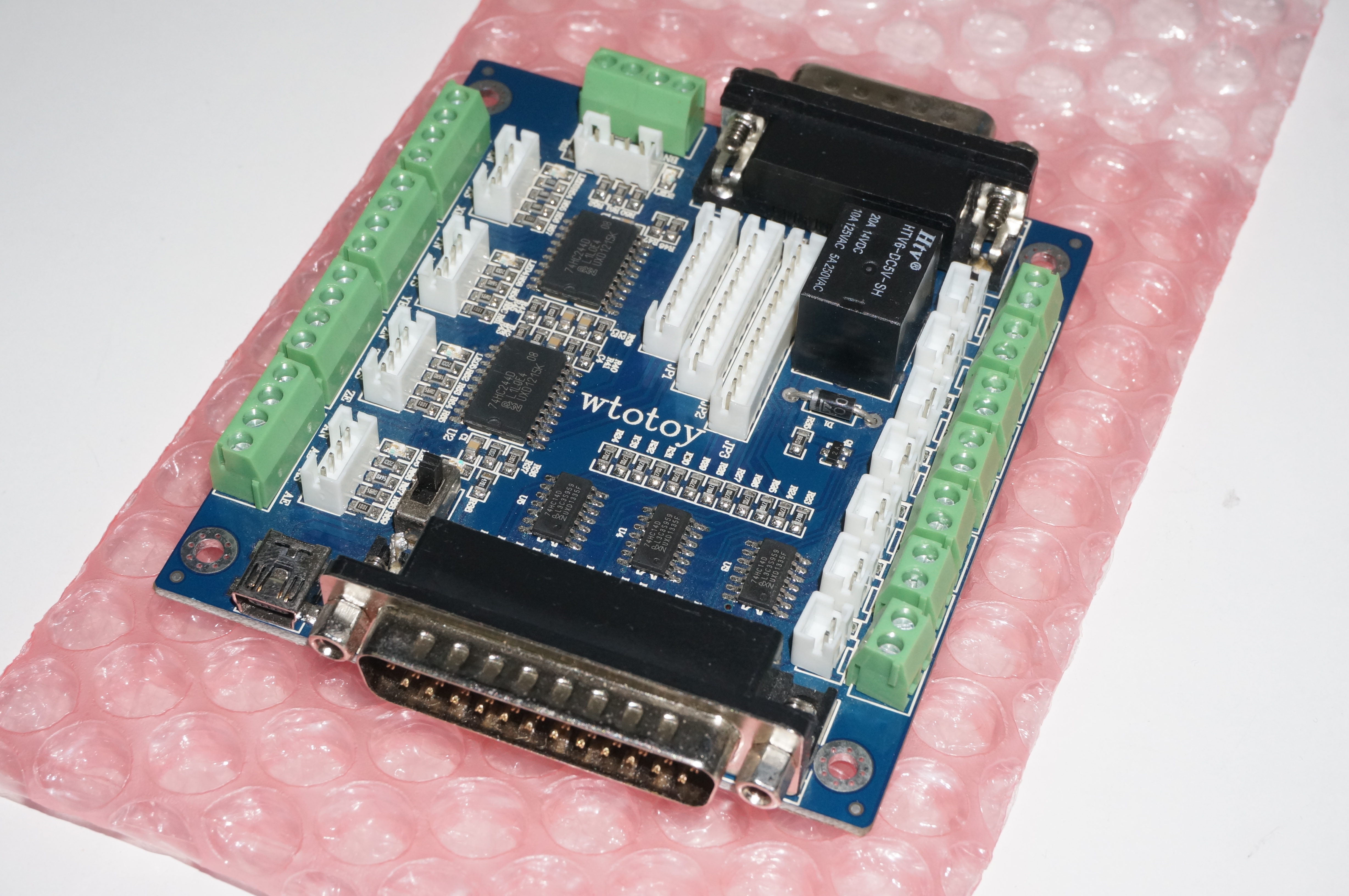 5 Axis CNC Breakout Board Interface + สาย USB