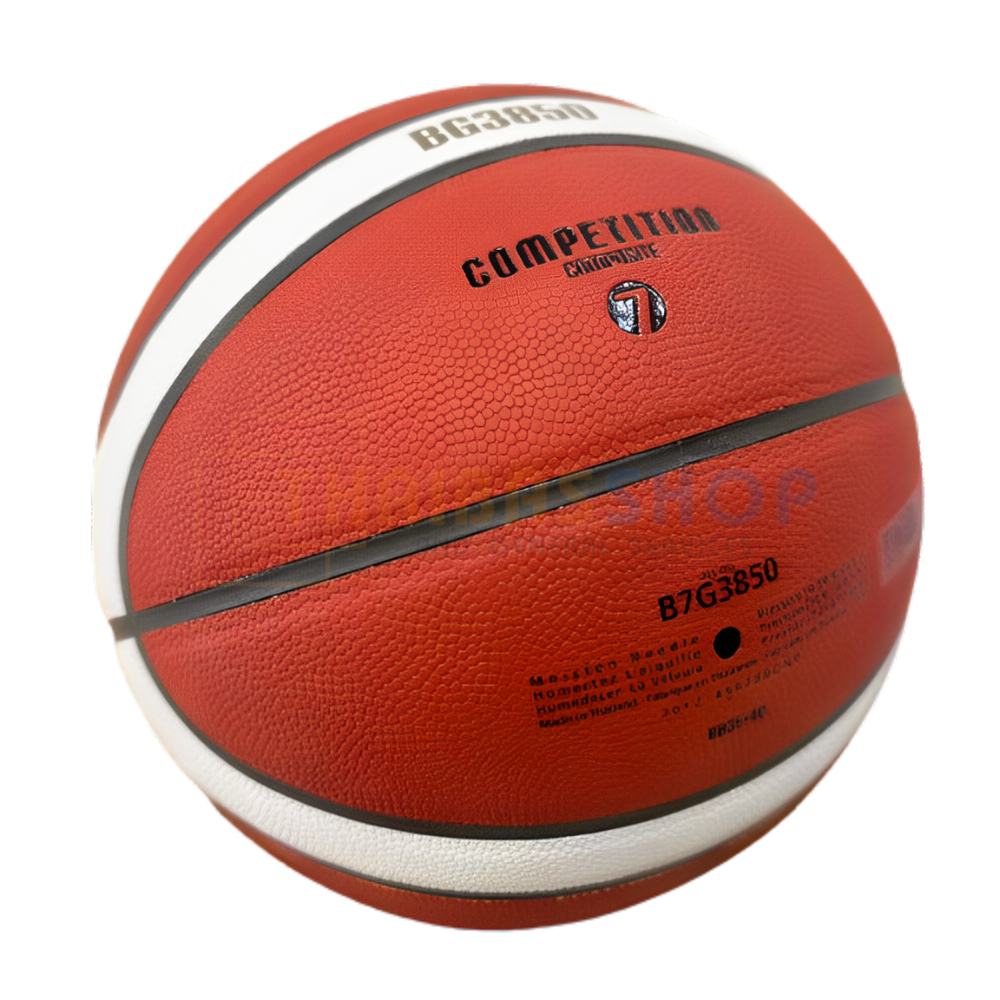 (ของแท้ 100%) ลูกบาส บาสเกตบอล Molten B7G3850 size7 บาส หนัง PU ของแท้ ใช้แข่งขัน มี มอก.