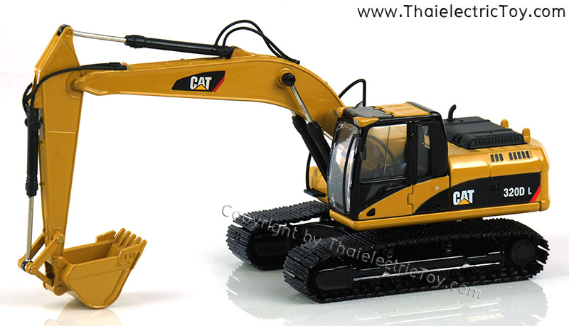 โมเดลรถแบคโฮ CAT 320D L วัสดุเป็นเหล็กทั้งคัน ขนาด 1:50 รายละเอียดสมจริง