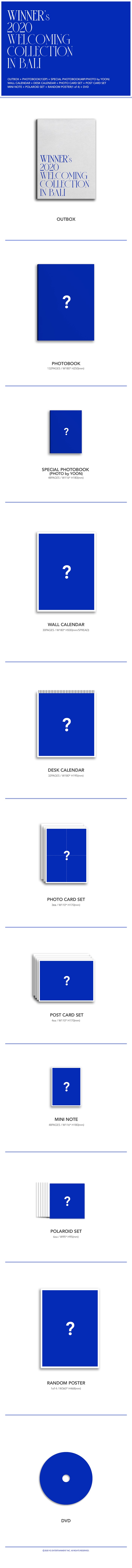 [PRE-ORDER] WINNER - 2020 WELCOMING COLLECTION "IN BALI"