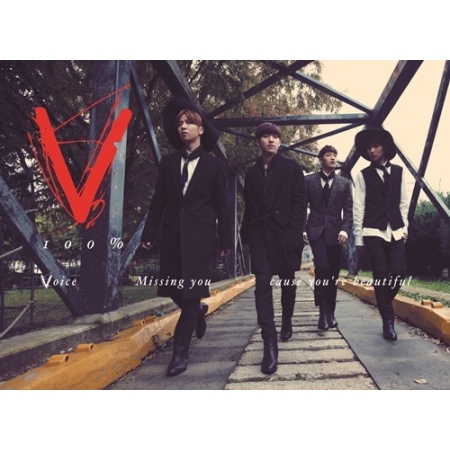 [PRE-ORDER] 백퍼센트 V (100% V) - 1st Single Album "100% V"