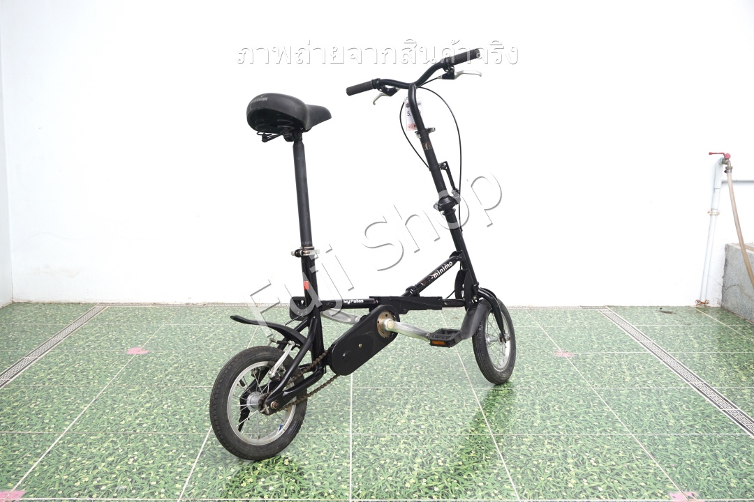 จักรยานพับได้ญี่ปุ่น- ล้อ 12.5 นิ้ว - ไม่มีเกียร์ - My Pallas - สีดำ [จักรยานมือสอง]