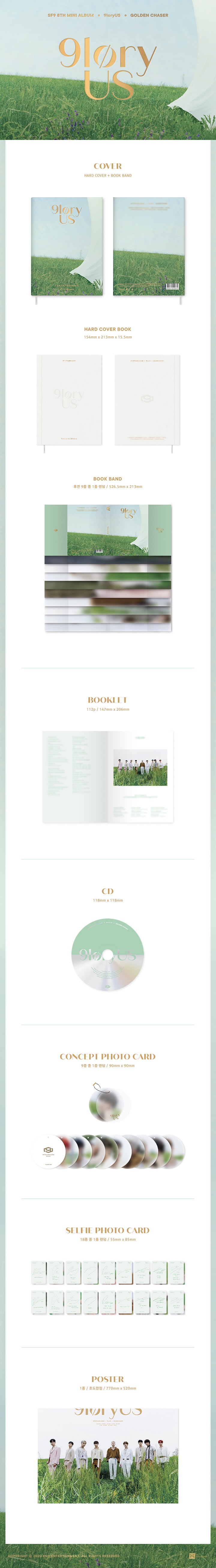 [PRE-ORDER] SF9 - 8th Mini Album "9loryUS"