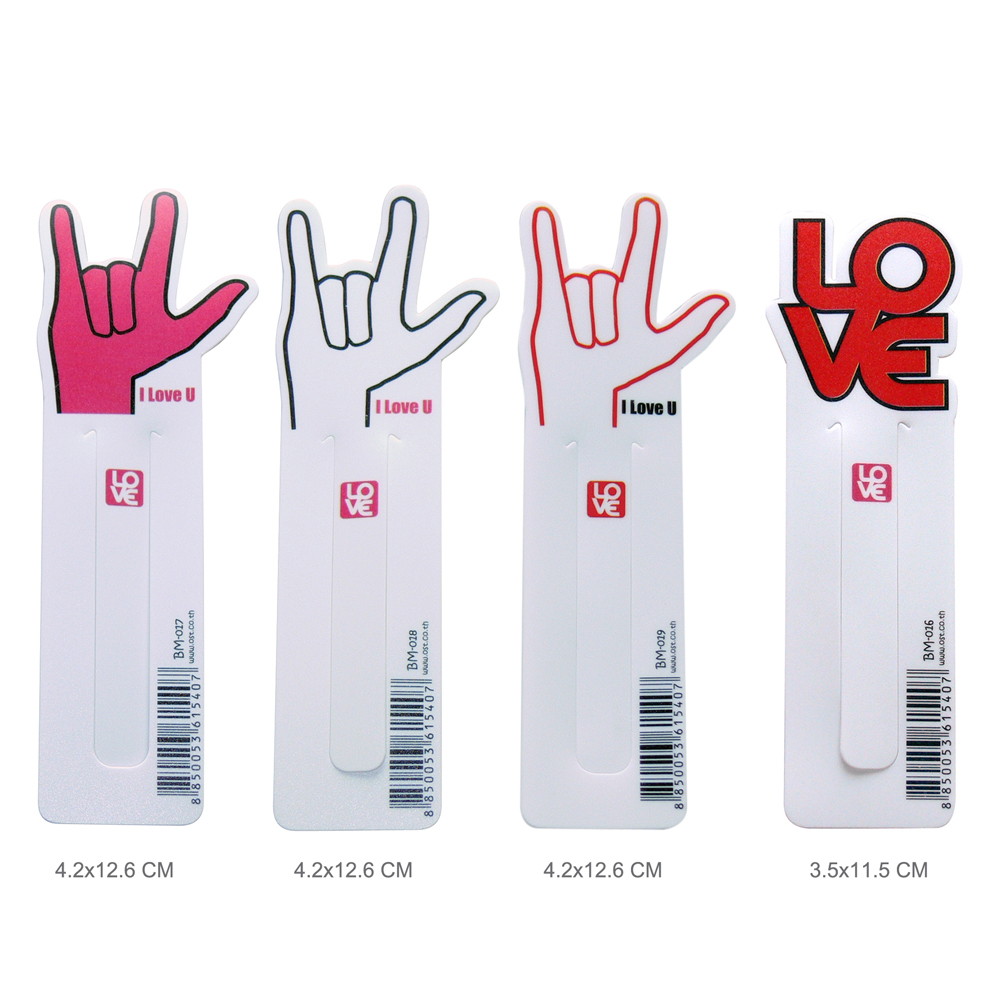 ที่คั่นหนังสือ Bookmark ลาย I love You