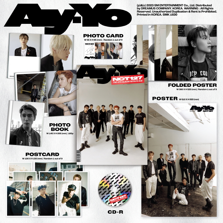[PRE-ORDER] NCT 127 - 4th Album Repackage "Ay-Yo" (B Ver.)