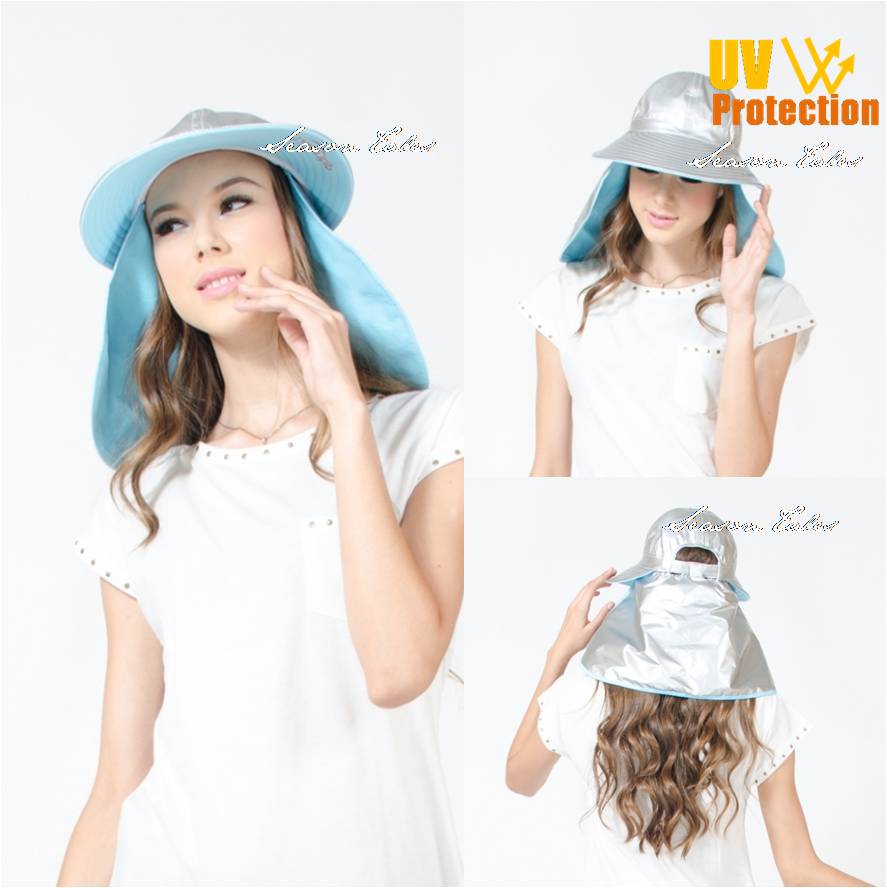 หมวกกันUV กันยูวี ทรงแก๊ป ปีกกว้าง ปิดคอ by Season Tales