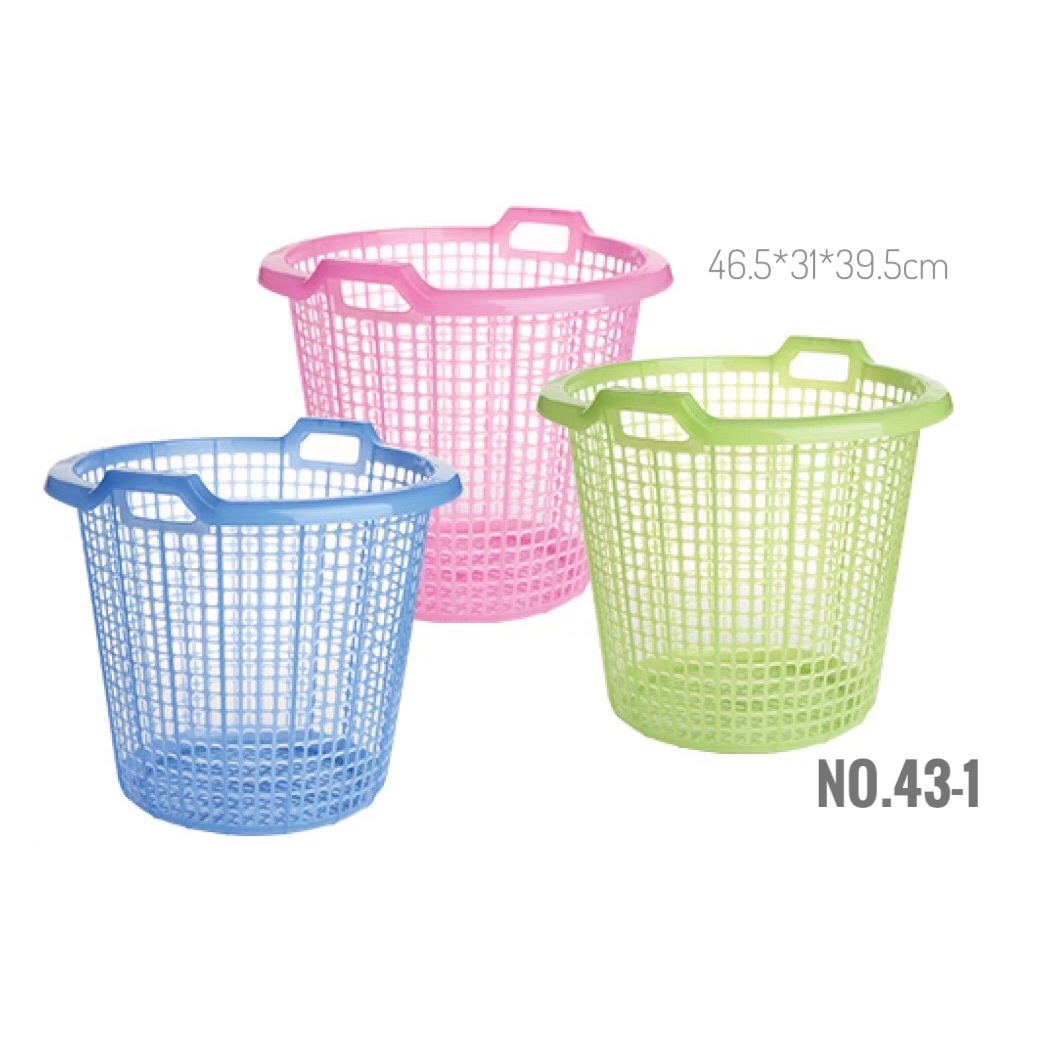 ตะกร้ากลม No.43-1 สีสดใส (SRT)