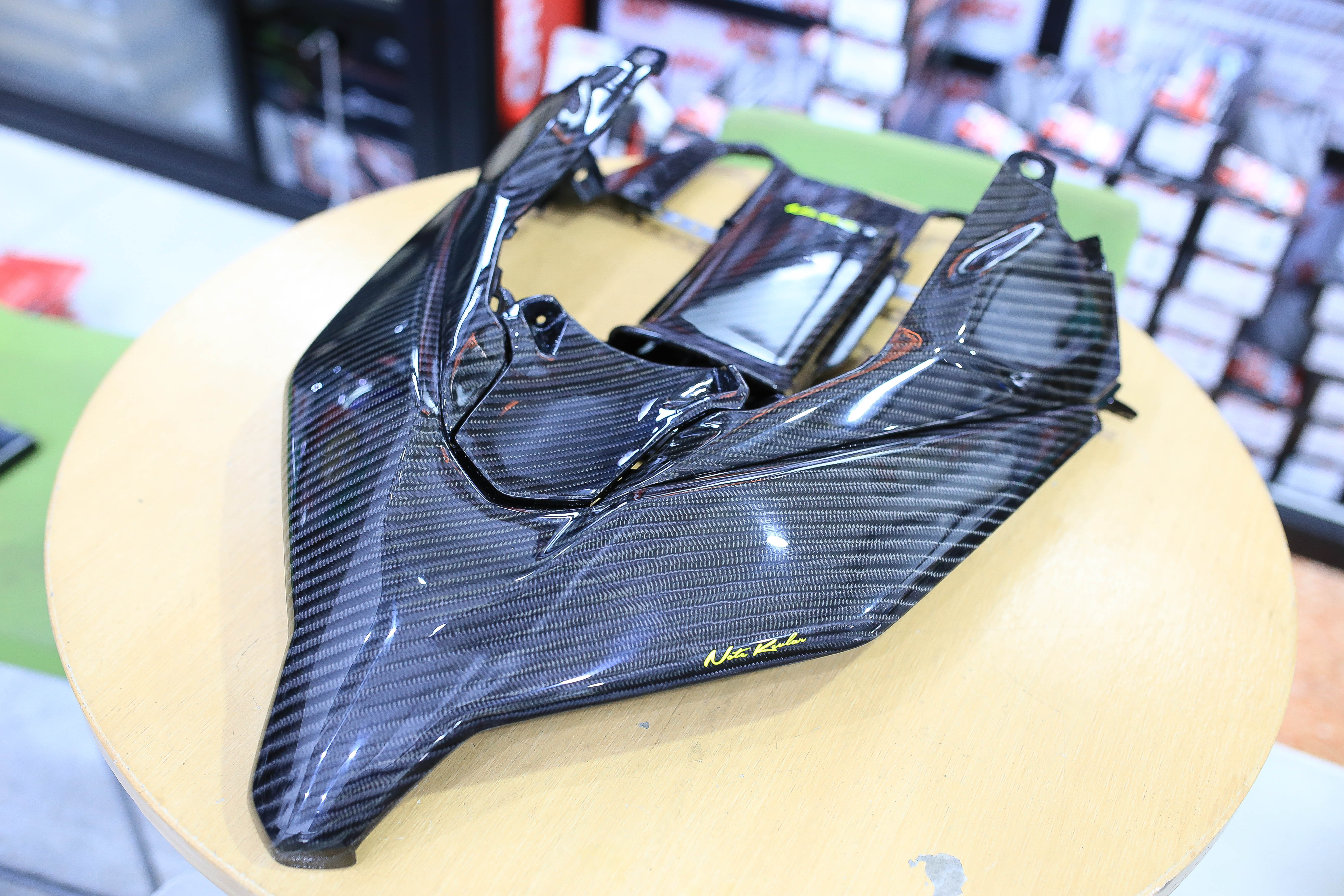 ชุดหน้าซิ่งคาร์บอนเเท้ลาย 4 FORZA350 by NoteKevlar