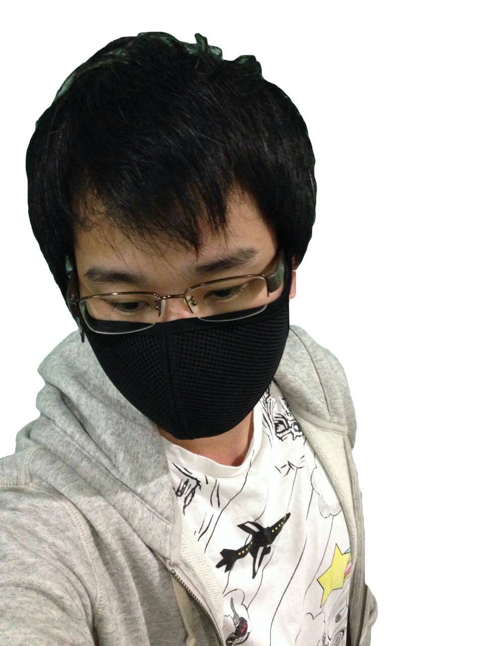 ผ้าปิดปาก ผ้าปิดจมูก หน้ากาก สีฟ้า by Season Tales